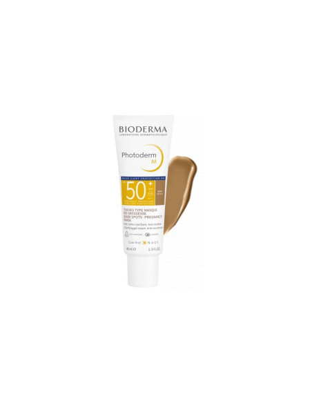PHOTODERM M SPF50+ BIODERMA 1 ENVASE 40 ML COLOR MARRON