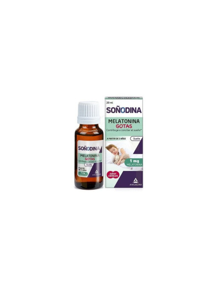 SOÑODINA MELATONINA GOTAS 1 ENVASE 20 ML SABOR CEREZA