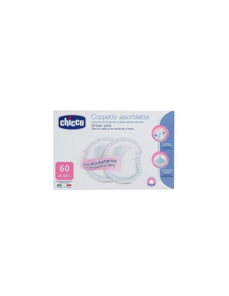 DISCOS ABSORBENTES LACTANCIA CHICCO 60 UNIDADES