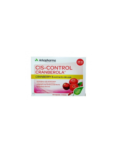 CRANBEROLA CISCONTROL ARANDANO AMERICANO ARKO 140 MG 120 CAPSULAS