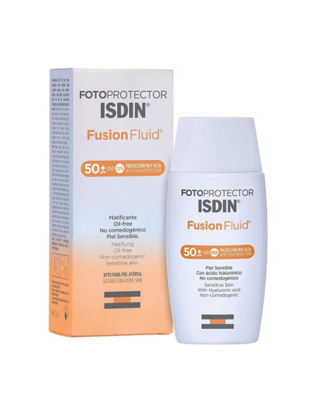 FOTOPROTECTOR ISDIN SPF 50+ FUSION FLUID 1 ENVASE 50 ML