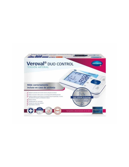 TENSIOMETRO AUTOMATICO DE BRAZO VEROVAL DUO CONTROL TALLA GRANDE 1 U