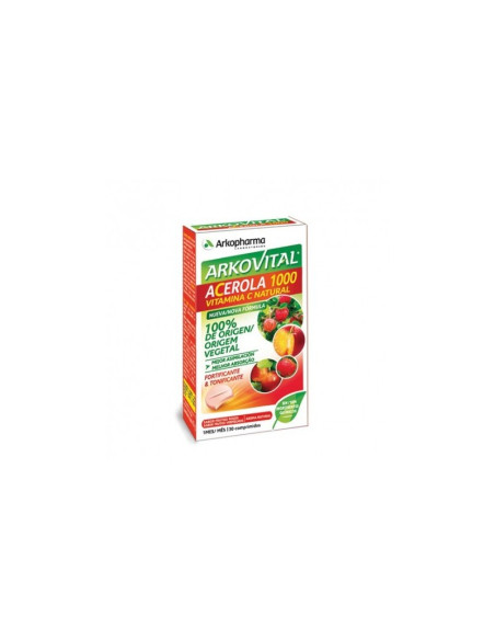 ARKOVITAL ACEROLA 1000 VITAMINA C 30 COMPRIMIDOS