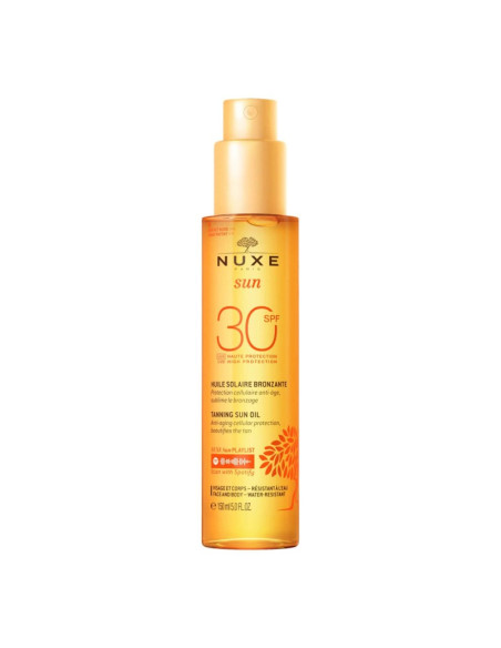 NUXE SUN ACEITE BRONCEADOR ROSTRO Y CUERPO ALTA PROT.
