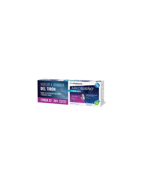 ARKORELAX SUEÑO FORTE 8H 2 UNIDADES 30 COMPRIMIDOS BICAPA PACK