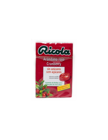 RICOLA CARAMELOS SIN AZUCAR 1 ENVASE 50 G SABOR ARANDANO