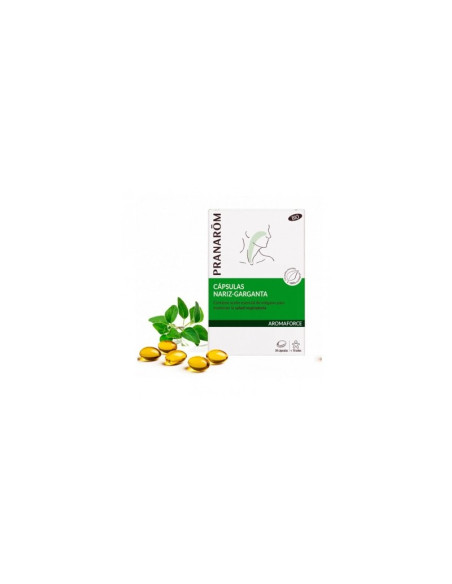 AROMAFORCE CAPSULAS NARIZ GARGANTA 30 CAPSULAS