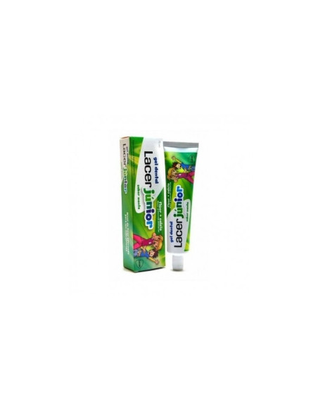 LACER JUNIOR GEL DENTAL 1 TUBO 75 ML SABOR MENTA