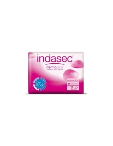 COMPRESA PERDIDAS LEVES INDASEC DISCREET MICROPLUS 16 UNIDADES