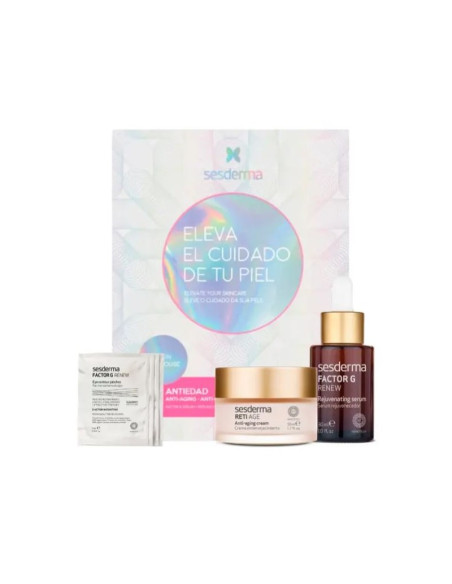 SESDERMA PROMO ANTIEDAD .FACTOR G SERUM + REIATEGE CREMA +FACTOR G RENEW PARCHES CONT.