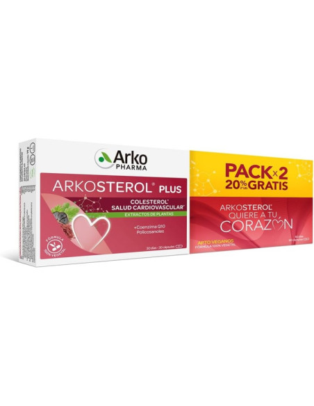 ARKOSTEROL PLUS 2 ENVASES 30 CAPSULAS