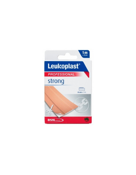 LEUKOPLAST STRONG APOSITO ADHESIVO 1 UNIDAD 1 M X 6 CM TIRA