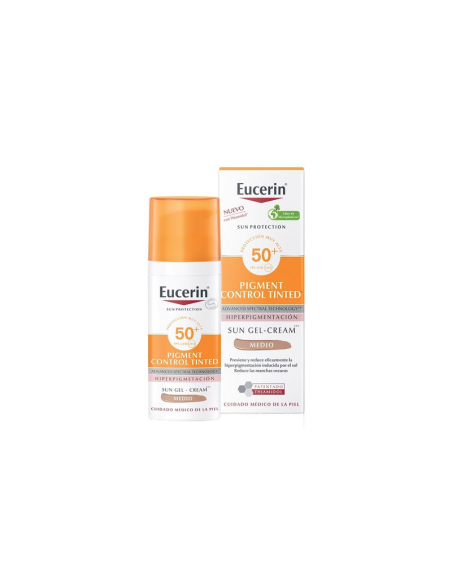 EUCERIN PIGMENT CONTROL 50+ FPS 1 ENVASE 50 ML TONO MEDIO