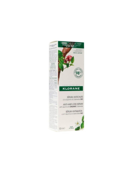 KLORANE SERUM ANTICAIDA A LA QUININA Y EDELWEISS BIO 1 FRASCO CON PULVERIZADOR 100 ML
