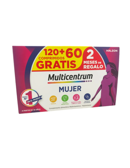 MULTICENTRUM MUJER PACK 120  + 60