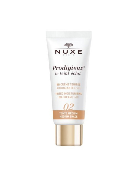 NUXE PRODIGIEUX BB CREAM HIDRATANTE 48H. TONO MEDIO