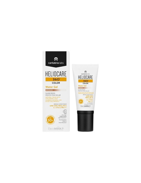 HELIOCARE 360 COLOR WATER GEL PROTECTOR SOLAR SPF 50+ 1 ENVASE 50 ML COLOR BRONZE