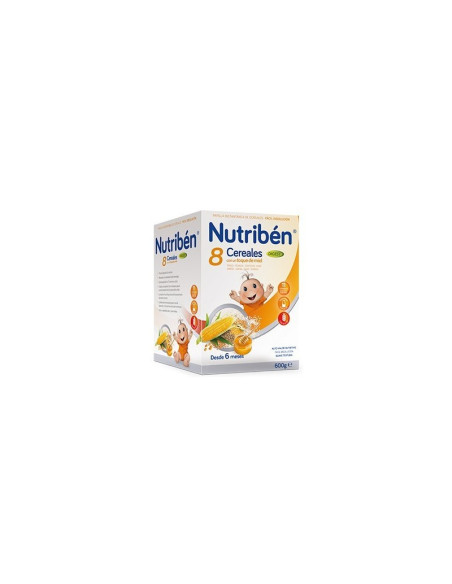 PAPILLA NUTRIBEN 8 CEREALES Y MIEL DIGEST 1 ENVASE 600 G