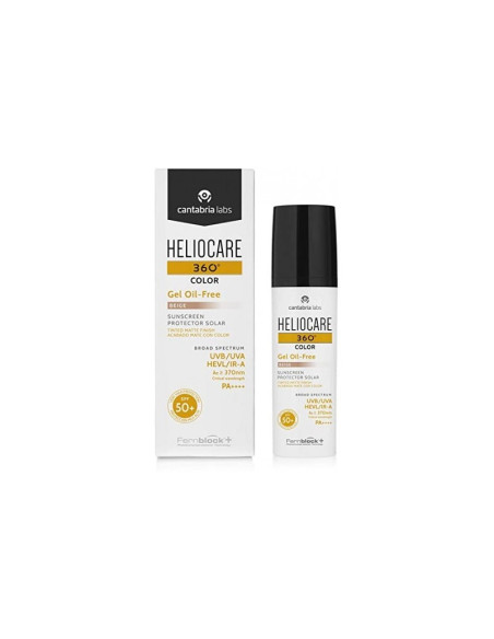HELIOCARE 360 SPF 50+ COLOR GEL OIL-FREE PROTECTOR SOLAR 1 ENVASE 50 ML COLOR BEIGE