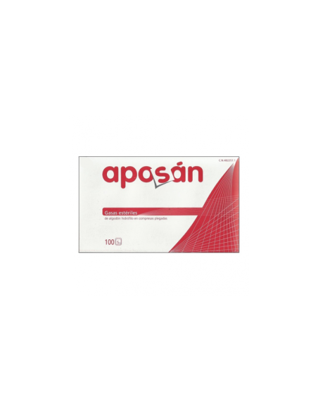 GASA ESTERIL ALGODON HIDROFILO COMPRESAS APOSAN 20 SOBRES 5 UNIDADES