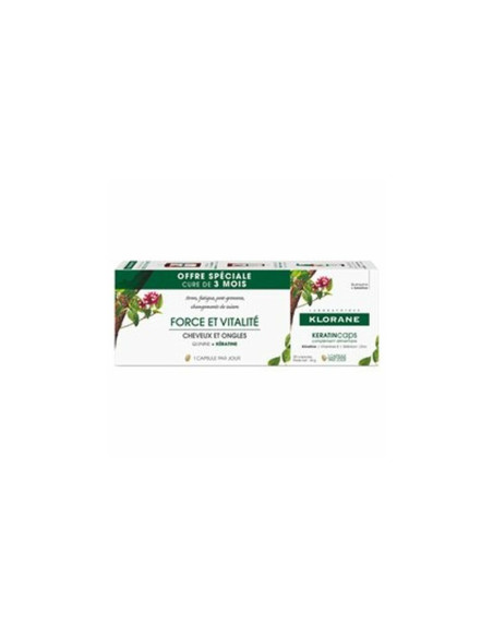KLORANE TRIO KERATIN CAPS 3 CAJAS 30 CAPSULAS