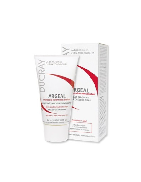 ARGEAL CHAMPU SEBO-ABSORBENTE DUCRAY 1 ENVASE 200 ML