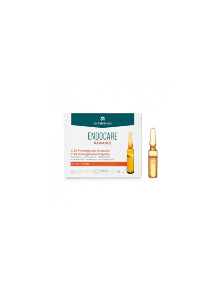 ENDOCARE C20 PROTEOGLICANOS AMPOLLAS ANTIOXIDANTES HIDRATANTES ILUMINADORAS 30 AMPOLLAS 2 ML