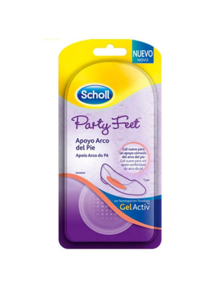 SCHOLL PARTY FEET APOYO ARCO DEL PIE CON TECNOLOGIA GELACTIV 1 PAR
